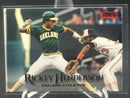 2019 TOPPS STADIUM CLUB - R. HENDERSON -