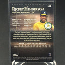 2019 TOPPS STADIUM CLUB - R. HENDERSON -
