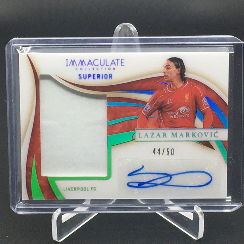 2020 PANINI IMMACULATE - SUPERIOR - L. MARKOVIC - #SS-LZR - #'D/50 - PATCH - AUTOGRAPH