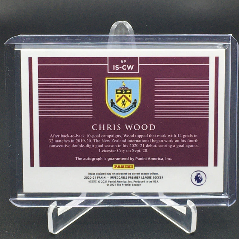 2020 IMPECCABLE PREMIER LEAGUE - IMPECCABLE STARS - C. WOOD - #IS-CW - #'D/99 - AUTOGRAPH