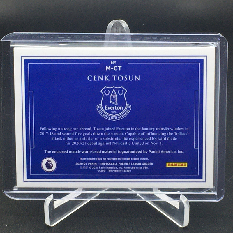 2020 IMPECCABLE PREMIER LEAGUE - C. TOSUN - #M-CT - #'D/49 - JERSEY RELIC