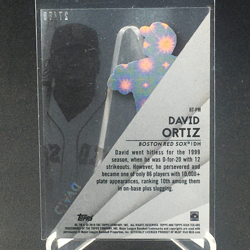 2019 TOPPS HIGH TEK - D. ORTIZ - #RT-PM - #'D/50