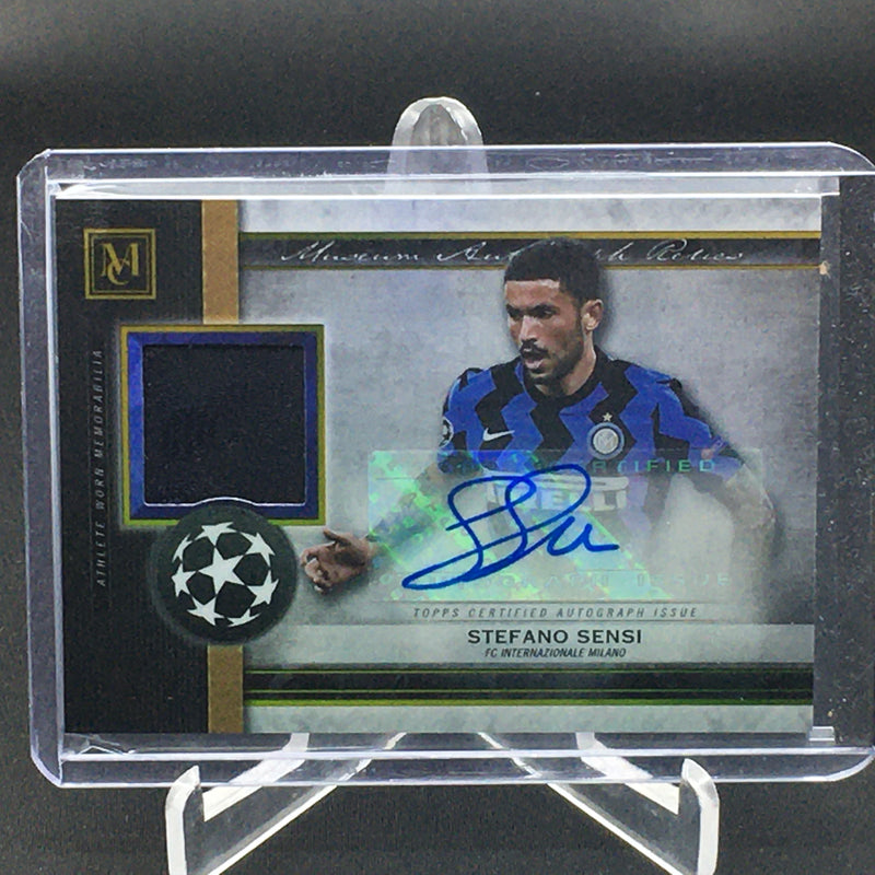 2021 TOPPS MUSEUM COLLECTION CHAMPIONS LEAGUE - S. SENSI - #MAR-SS - #'D/50 - JERSEY RELIC