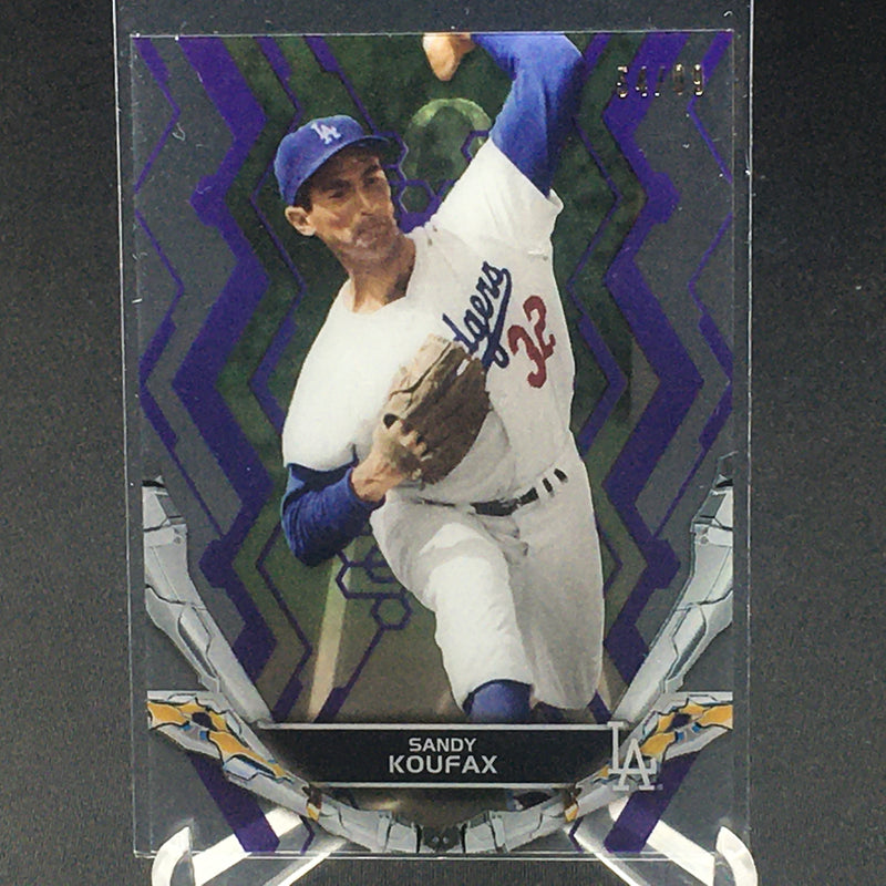 2019 TOPPS HIGH TEK - S. KOUFAX - #82 - #'D/99 - PURPLE