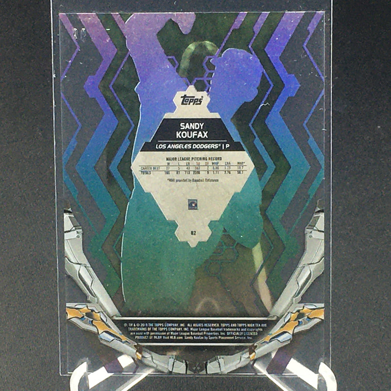 2019 TOPPS HIGH TEK - S. KOUFAX - #82 - #'D/99 - PURPLE