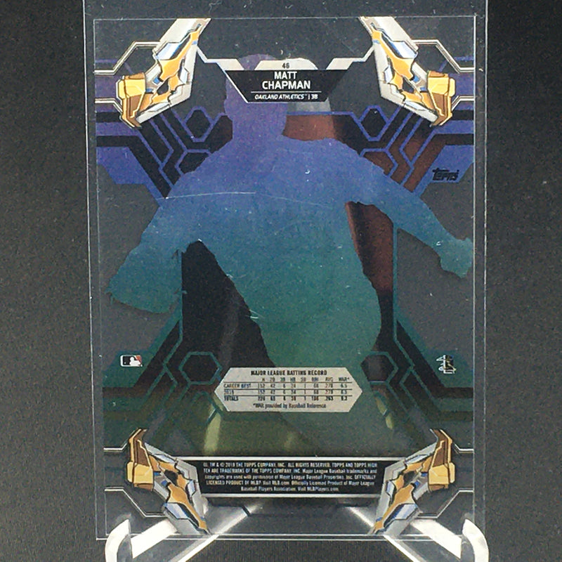 2019 TOPPS HIGH TEK - M. CHAPMAN -