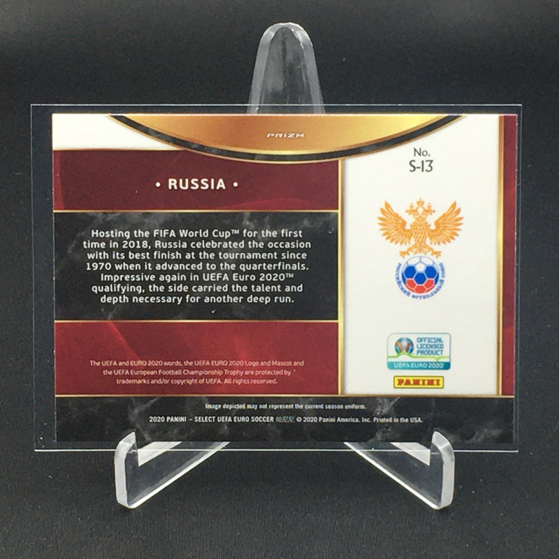 2020 PANINI SELECT UEFA EURO - PRIZM - RUSSIA TEAM CARD -