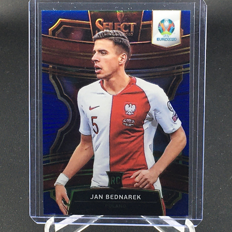 2020 PANINI SELECT UEFA EURO - TERRACE - BLUE PRIZM - J. BEDNAREK - #21 - #'D/225 - RC