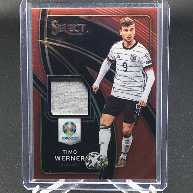 2020 PANINI SELECT UEFA EURO - RED PRIZM - T. WERNER - #ST-TMO - #'D/65 - JERSEY RELIC