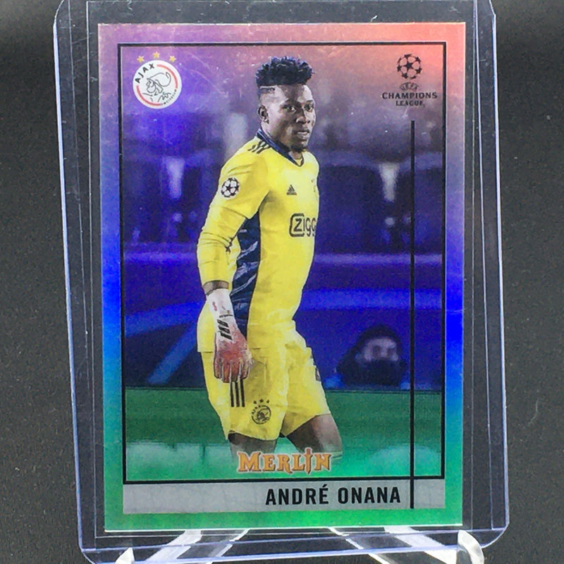 2020 TOPPS MERLIN CHAMPIONS LEAGUE - REFRACTOR - A. ONANA -