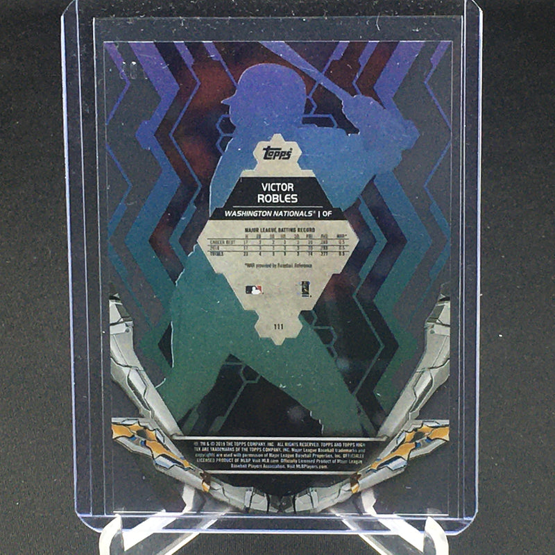 2019 TOPPS HIGH TEK - V. ROBLES - #111 - #'D/99 - PURPLE