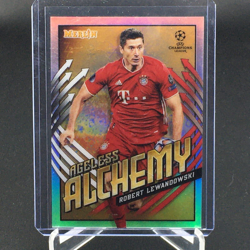 2021 TOPPS MERLIN CHAMPIONS LEAGUE - AGELESS ALCHEMY - R. LEWANDOWSKI -