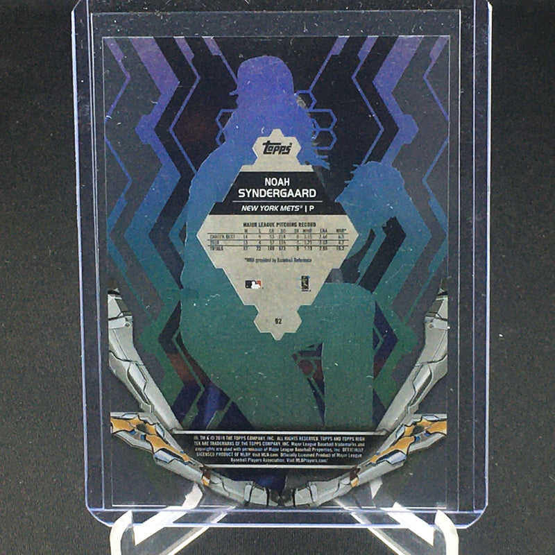2019 TOPPS HIGH TEK - N. SYNDERGAARD -
