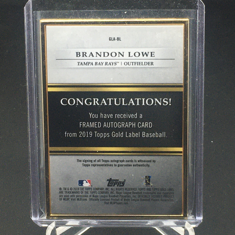 2019 TOPPS GOLD LABEL - B. LOWE -