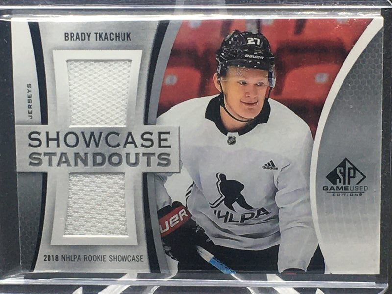 2018 UPPER DECK SP GAME USED - SHOWCASE STANDOUTS -  B. TKACHUK -