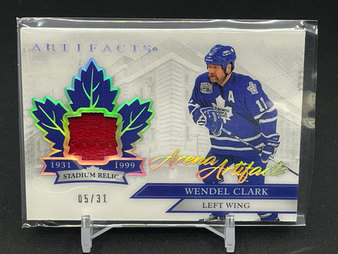 2020 UPPER DECK ARTIFACTS - ARENA ARTIFACTS - W. CLARKE - #MLG-WC - #'D/31 - RELIC