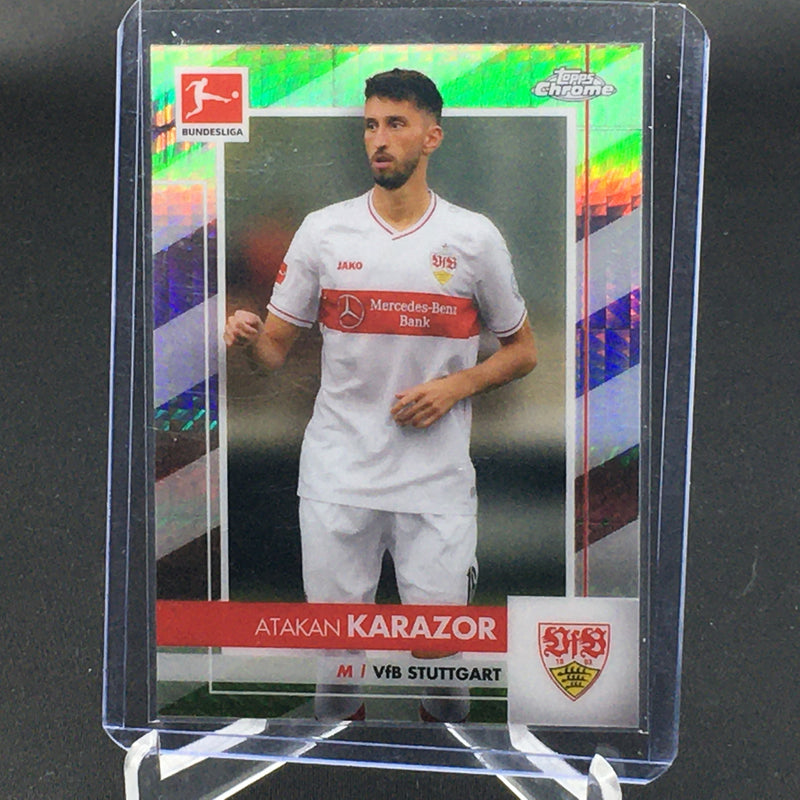 2021 TOPPS CHROME BUNDESLIGA - PRISM REFRACTOR - A. KARAZOR - #91 - #'D/199