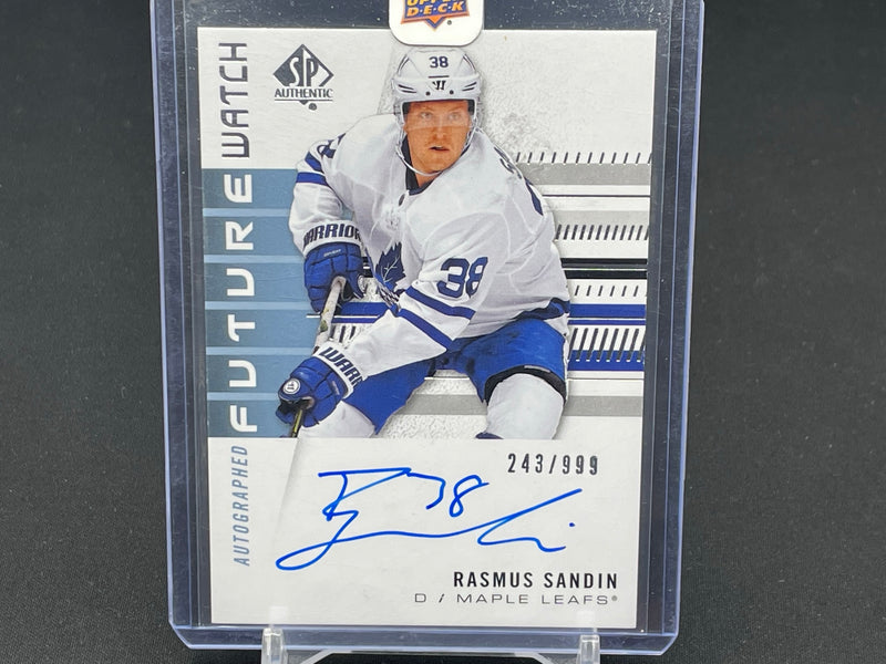 2019 UPPER DECK SP AUTHENTIC - FUTURE WATCH AUTO - R. SANDIN - #200 - #'D/999 - AUTOGRAPH - RC