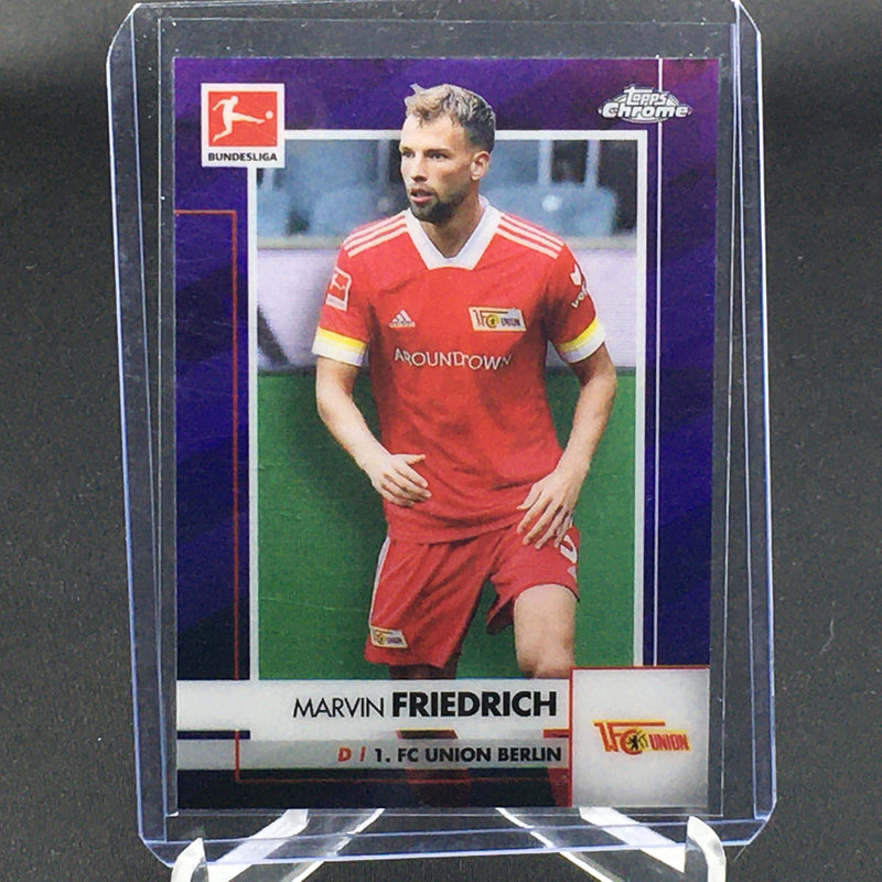 2021 TOPPS CHROME BUNDESLIGA - PURPLE REFRACTOR - M. FRIEDRICH - #17 - #'D/299