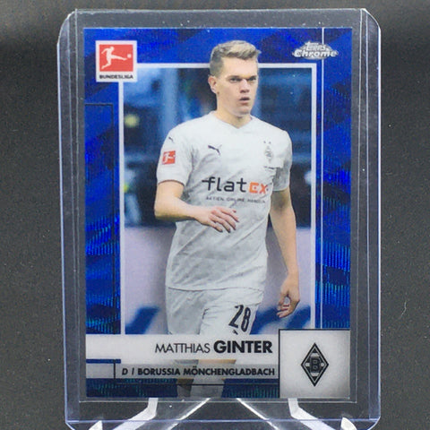 2021 TOPPS CHROME BUNDESLIGA - BLUE REFRACTOR - M. GINTER - #73 - #'D/150