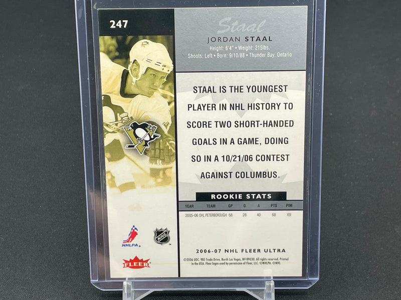 2006 FLEER ULTRA - ROOKIE - J. STAAL -