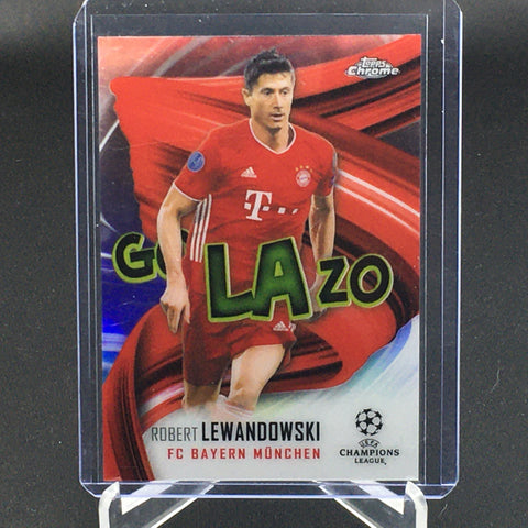 2021 TOPPS CHROME - GOLAZO - R. LEWANDOWSKI - #GOL-RL