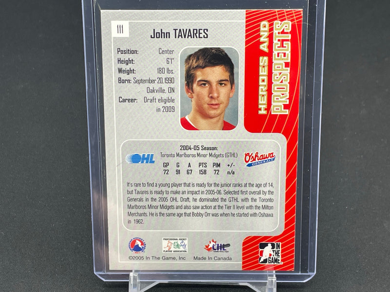 2005 IN THE GAME HEROES AND PROSPECTS - J. TAVRES -