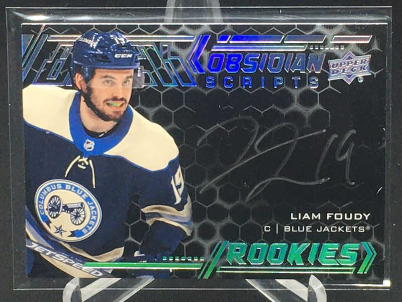 2020 UPPER DECK BLACK - OBSIDIAN SCRIPTS - L. FOUDY -