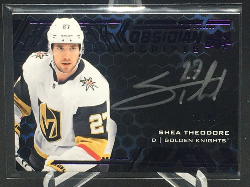 2020 UPPER DECK BLACK - OBSIDIAN SCRIPTS - S. THEODORE - #OS-ST - #'D/49 - AUTOGRAPH - PURPLE