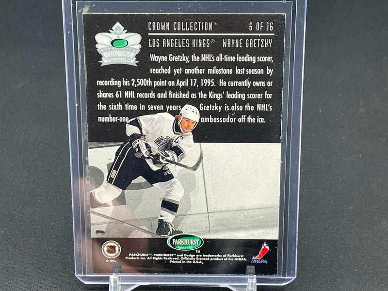 1995 PARKHURST CROWN COLLECTION SILVER SERIES - W. GRETZKY -