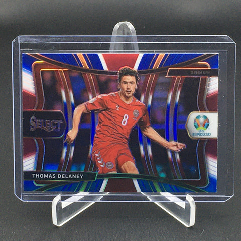 2020 PANINI SELECT UEFA - MEZZANINE - RED WHITE BLUE PRIZM - T. DELANEY - #140