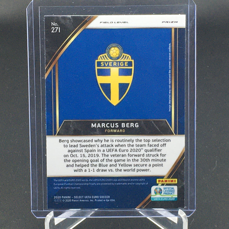 2020 PANINI SELECT UEFA - FIELD LEVEL - RED WHITE BLUE PRIZM - M. BERG -