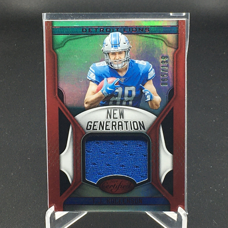 2019 PANINI CERTIFIED - NEW GENERATION - RED - T. HOCKENSON - #NG-TH - #'D/199 - JERSEY RELIC