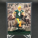 2019 PANINI PLATES AND PATCHES - LEGENDS - GREEN - B. FAVRE - #120 - #'D/25