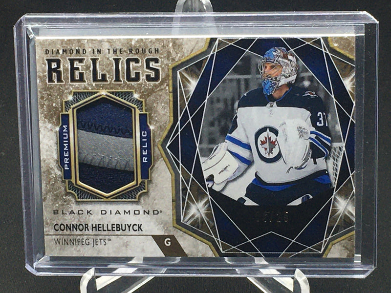 2019 UPPER DECK BLACK DIAMOND - C. HELLEBUYCK - #DR-CH - #'D/25 - PATCH