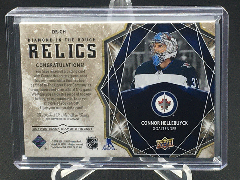 2019 UPPER DECK BLACK DIAMOND - C. HELLEBUYCK - #DR-CH - #'D/25 - PATCH