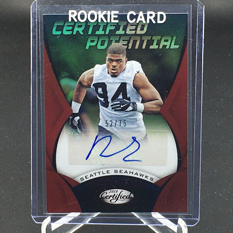 2018 PANINI CERTIFIED - CERTIFIED POTENTIAL - RED - R. GREEN - #CPS-RG - #'D/75 - AUTOGRAPH