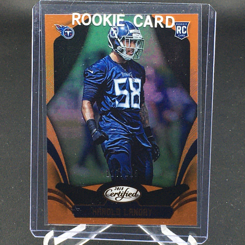 2018 PANINI CERTIFIED - ORANGE - H. LANDRY - #150 - #'D/225 - RC