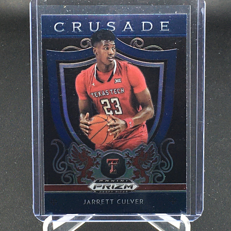 2019 PANINI PRIZM DRAFT PICKS - CRUSADE - BLUE  - J. CULVER -