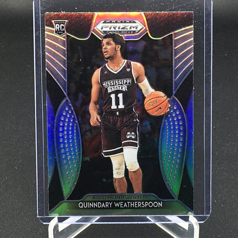 2019 PANINI PRIZM DRAFT PICKS - SILVER PRIZM - Q. WEATHERSPOON - #50 - RC