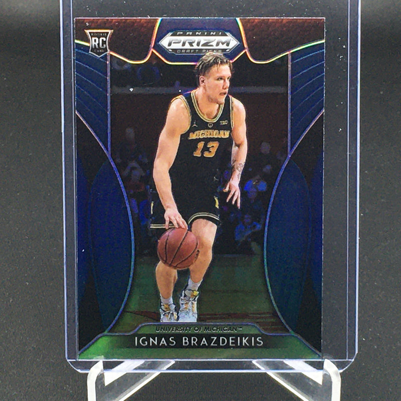 2019 PANINI PRIZM DRAFT PICKS - BLUE - I. BRAZDEIKIS -