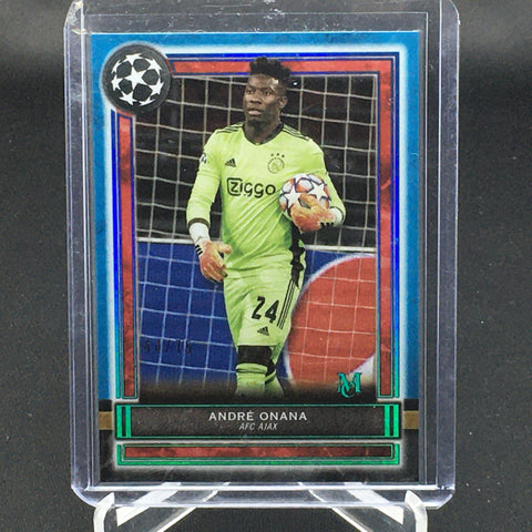 2021 TOPPS MUSEUM COLLECTION UEFA - SAPPHIRE - A. ONANA - #34 - #'D/75
