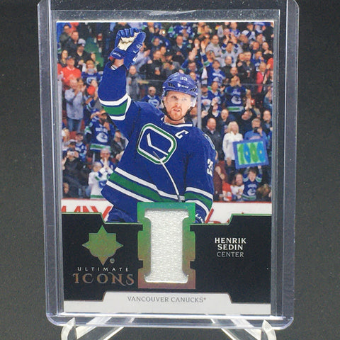 2018 UPPER DECK ULTIMATE COLLECTION - ULTIMATE ICONS - H. SEDIN - #UI-HS - JERSEY