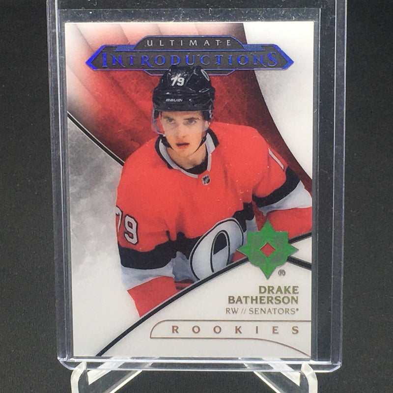 2018 UPPER DECK ULTIMATE - ULTIMATE INTRODUCTIONS - D. BATHERSON -