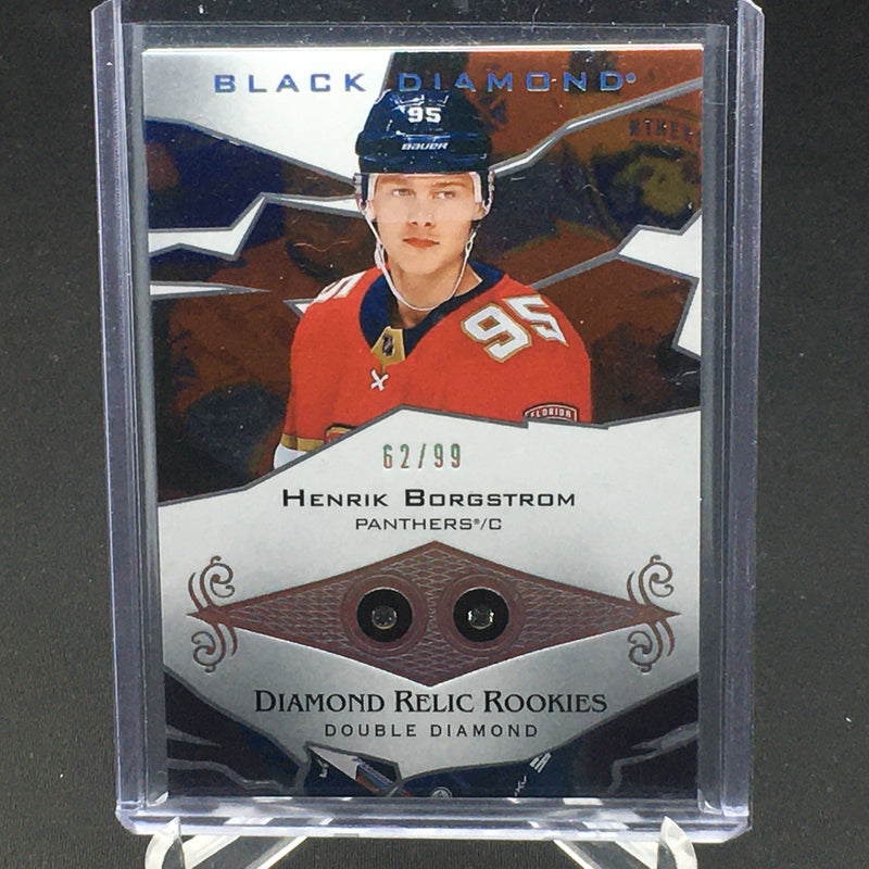 2018 UPPER DECK BLACK DIAMOND - H. BORGSTROM - #BDR-HB - #'D/99 - DOUBLE DIAMOND