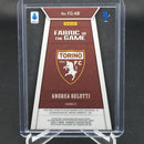2020 PANINI CHRONICLES - CERTIFIED - FABRIC OF THE GAME - A. BELOTTI - #FG-AB - #'D/500 - JERSEY RELIC