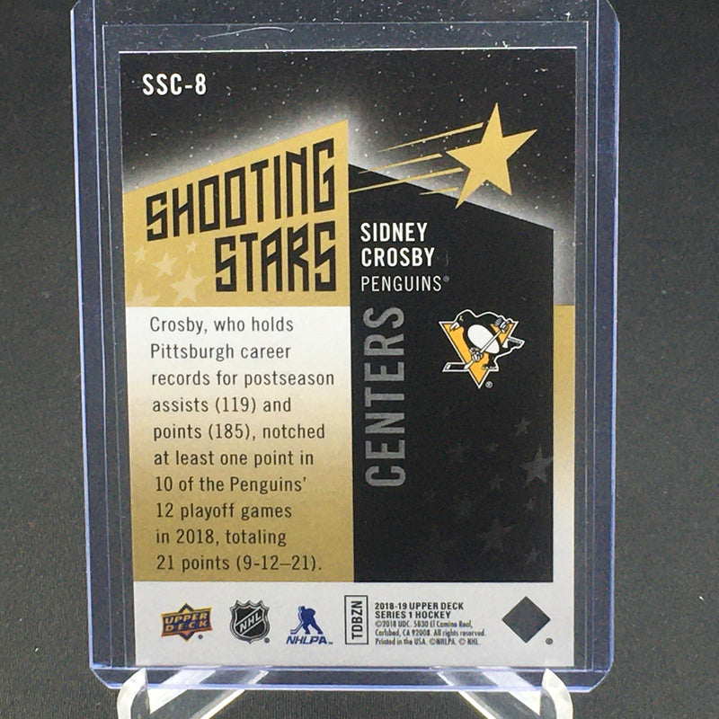 2018 UPPER DECK SERIES ONE - SHOOTING STARS - S. CROSBY -