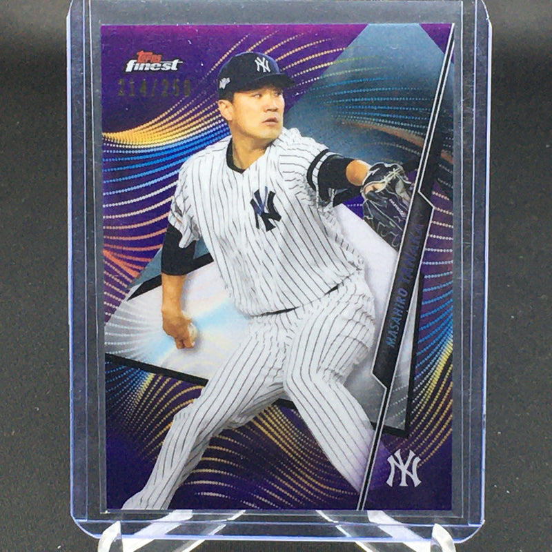 2020 TOPPS FINEST - PURPLE - M. TANAKA - #91 - #'D/250