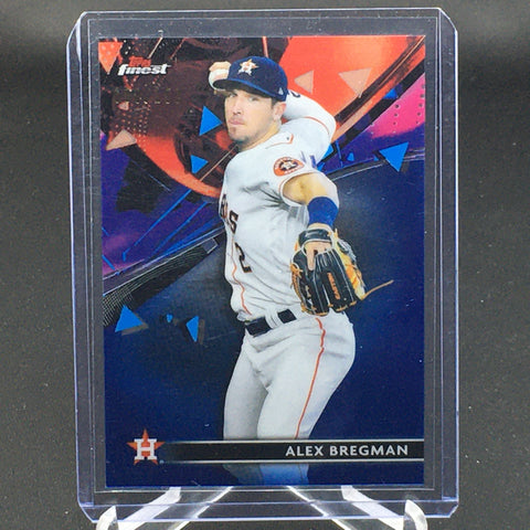 2021 TOPPS FINEST - BLUE REFRACTOR - A. BREGMAN - #83 - #'D/150