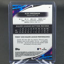 2021 TOPPS FINEST - BLUE REFRACTOR - A. BREGMAN - #83 - #'D/150